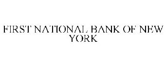 FIRST NATIONAL BANK OF NEW YORK