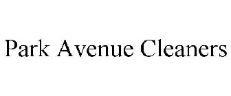PARK AVENUE CLEANERS
