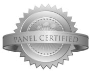 PANEL CERTIFIED