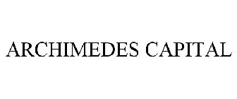 ARCHIMEDES CAPITAL