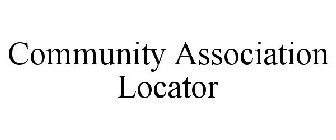 COMMUNITY ASSOCIATION LOCATOR