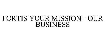 FORTIS YOUR MISSION - OUR BUSINESS