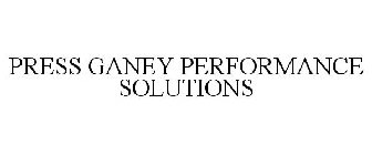 PRESS GANEY PERFORMANCE SOLUTIONS