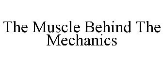 THE MUSCLE BEHIND THE MECHANICS