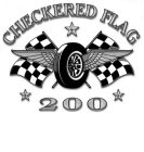 CHECKERED FLAG 200