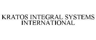 KRATOS INTEGRAL SYSTEMS INTERNATIONAL