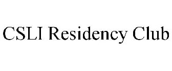 CSLI RESIDENCY CLUB