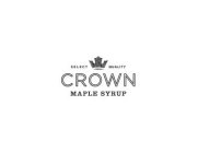 SELECT QUALITY CROWN MAPLE SYRUP