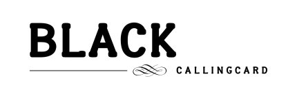 BLACK CALLING CARD