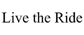LIVE THE RIDE