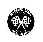 RACER'S EDGE BEEF JERKY GUARANTEED TO SMOKE YOUR TIRES