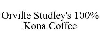 ORVILLE STUDLEY'S 100% KONA COFFEE