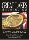 GREAT LAKES BREWING CO. DORTMUNDER GOLD A HANDCRAFTED GOLDEN LAGER FROM CLEVELAND, OHIO