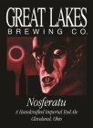 GREAT LAKES BREWING CO. NOSFERATU A HANDCRAFTED IMPERIAL RED ALE CLEVELAND, OHIO
