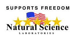 SUPPORTS FREEDOM NATURAL SCIENCE LABORATORIES