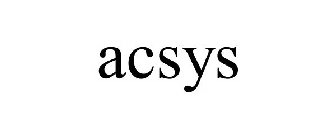 ACSYS