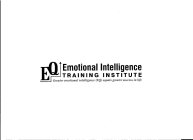 EQ EMOTIONAL INTELLIGENCE TRAINING INSTITUTE GREATER EMOTIONAL INTELLIGENCE (EQ) EQUALS GREATER SUCCESS IN LIFE