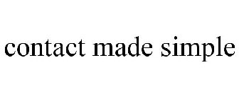 CONTACT MADE SIMPLE