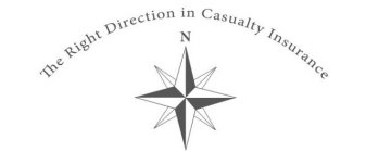THE RIGHT DIRECTION IN CASUALTY INSURANCE N