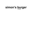 SIMON'S BURGER COMPANY