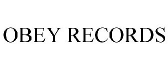 OBEY RECORDS