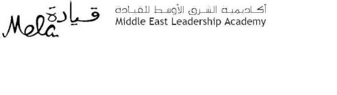 MELA MIDDLE EAST LEADERSHIP ACADEMY