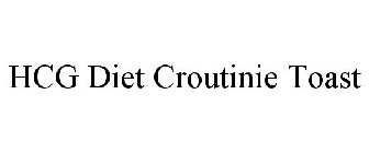 HCG DIET CROUTINIE TOAST