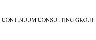 CONTINUUM CONSULTING GROUP