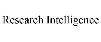RESEARCH INTELLIGENCE