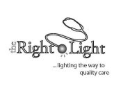 THE RIGHT LIGHT ... LIGHTING THE WAY TO QUALITY CARE