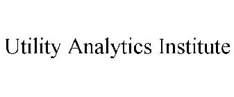 UTILITY ANALYTICS INSTITUTE