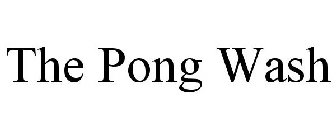 THE PONG WASH