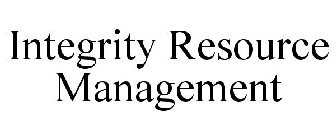 INTEGRITY RESOURCE MANAGEMENT