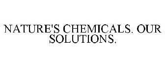 NATURE'S CHEMICALS. OUR SOLUTIONS.