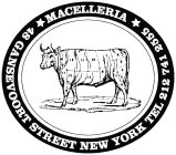MACELLERIA 48 GANSEVOORT STREET NEW YORK TEL 212 741 2555