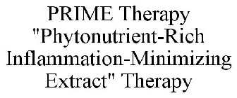 PRIME THERAPY (PHYTONUTRIENT-RICH INFLAMMATION-MINIMIZING EXTRACT)