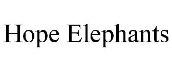 HOPE ELEPHANTS