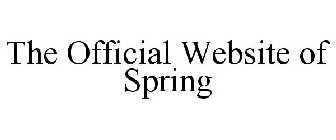 THE OFFICIAL WEBSITE OF SPRING