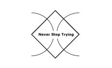 NEVER STOP TRYING