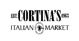 EST. CORTINA'S 1963 ITALIAN C MARKET