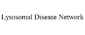 LYSOSOMAL DISEASE NETWORK