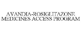 AVANDIA-ROSIGLITAZONE MEDICINES ACCESS PROGRAM