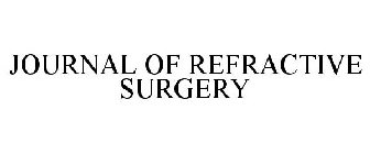 JOURNAL OF REFRACTIVE SURGERY