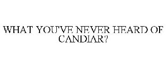 WHAT YOU'VE NEVER HEARD OF CANDIAR?