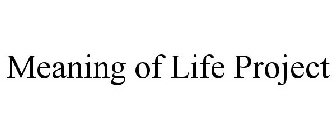 MEANING OF LIFE PROJECT