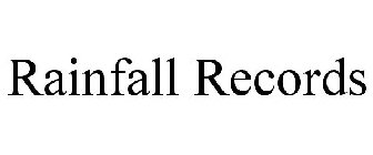 RAINFALL RECORDS