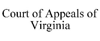COURT OF APPEALS OF VIRGINIA