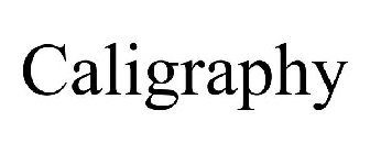 CALIGRAPHY