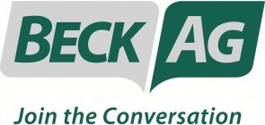 BECK AG JOIN THE CONVERSATION