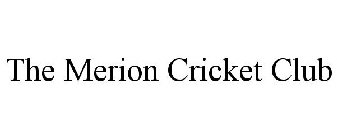 THE MERION CRICKET CLUB